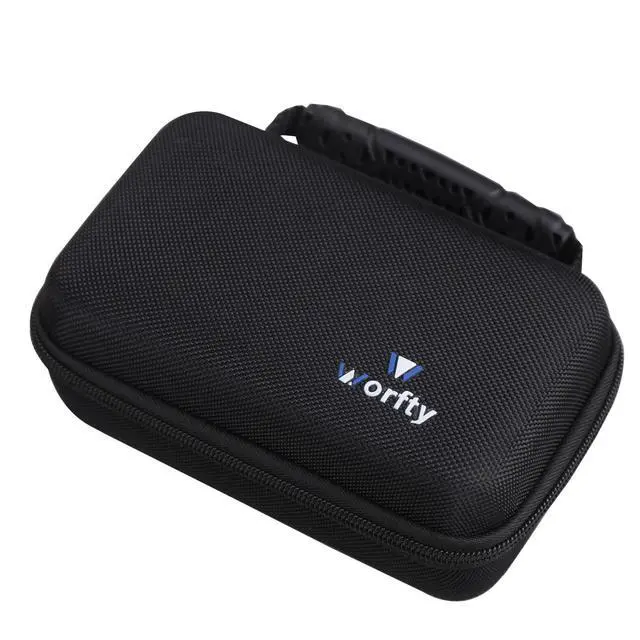 Alt view image 6 of 7 - Case for Nintendo GameBoy Advance SP GBA SP Console, Travel Carrying Storage Bag for GBA SP - Holds Charger and 4 Games (Black)