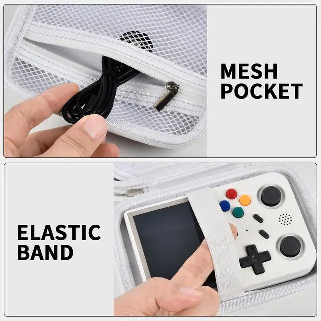 Alt view image 5 of 7 - Travel Case for RG353V/RG353VS Retro Handheld Game Console Android