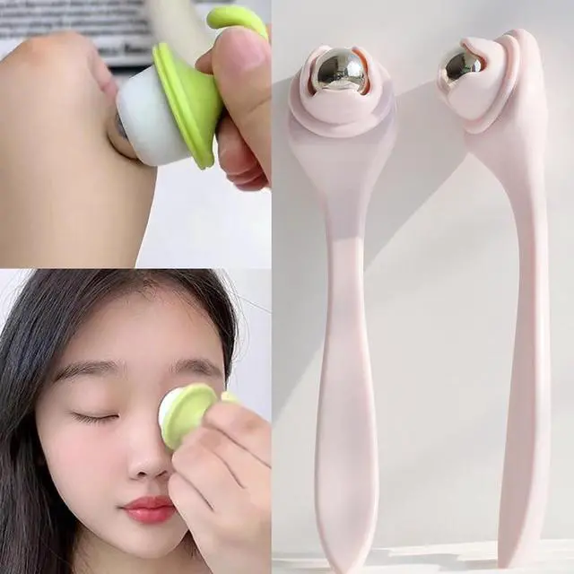 Alt view image 7 of 7 - 2 Pack Eye Cream Applicator Wand Stick Small Face Roller Eye Serum Applicator Massager Eyes Care Stick Cooling Therapy Ice Globes for Facial Moisturizer Under Eyes Brightener Reduce Puffiness