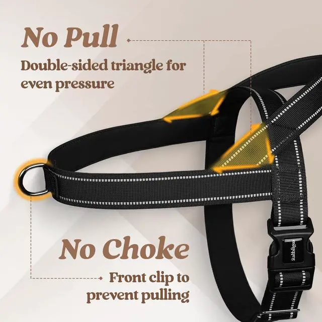 Alt view image 3 of 7 - Dog Harness No Pull, Quick Fit for Medium Sized Dog, Reflective
