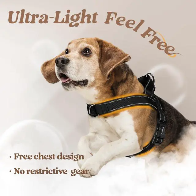 Alt view image 5 of 7 - Dog Harness No Pull, Quick Fit for Medium Sized Dog, Reflective