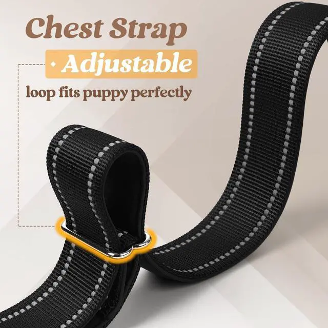 Alt view image 7 of 7 - Dog Harness No Pull, Quick Fit for Medium Sized Dog, Reflective