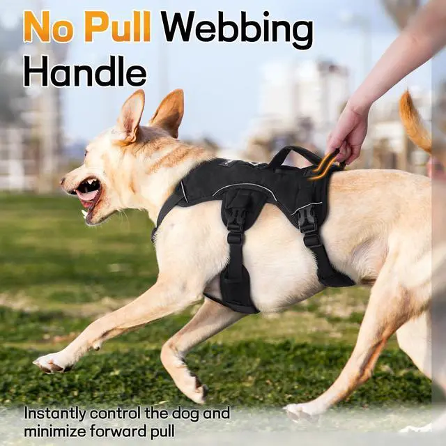 Alt view image 4 of 7 - Escape Proof Dog Harness for Large, No Pull with Lift Handle