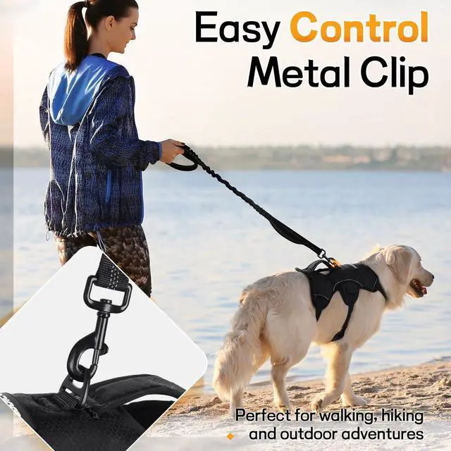 Alt view image 5 of 7 - Escape Proof Dog Harness for Large, No Pull with Lift Handle