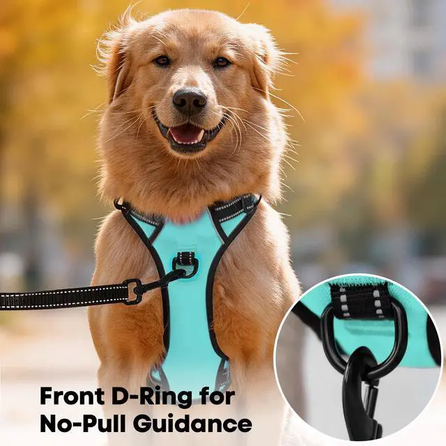 Alt view image 2 of 7 - No Pull Dog Harness Medium, Reflective Vest with Front Clip & Handle