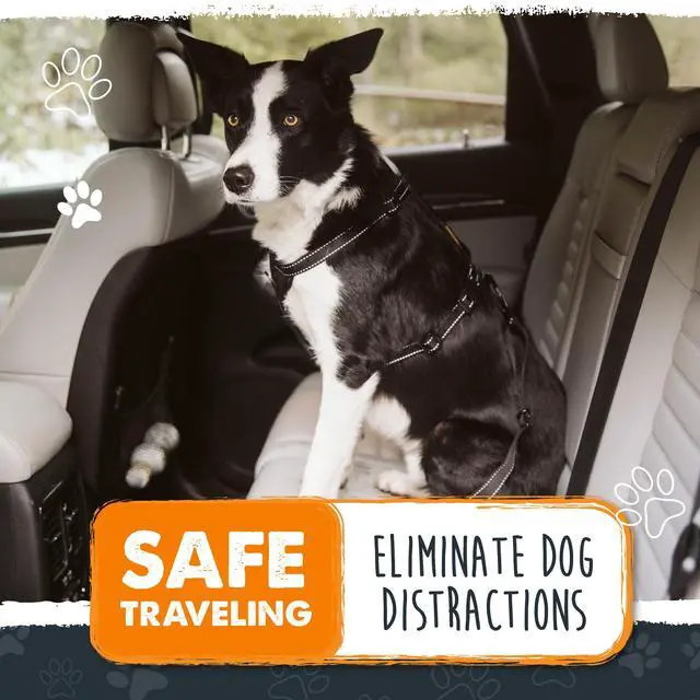 Alt view image 3 of 7 - Paw Dog Seat Belt for Car, Heavy-Duty Aviation Aluminum Carabiner