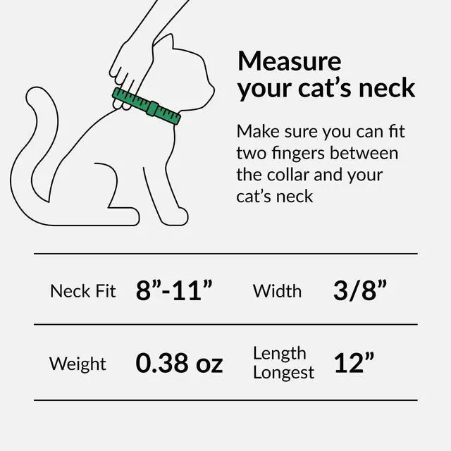 Alt view image 2 of 6 - Soft Leather Cat Collar with Safety Elastic Strap - Mint Green