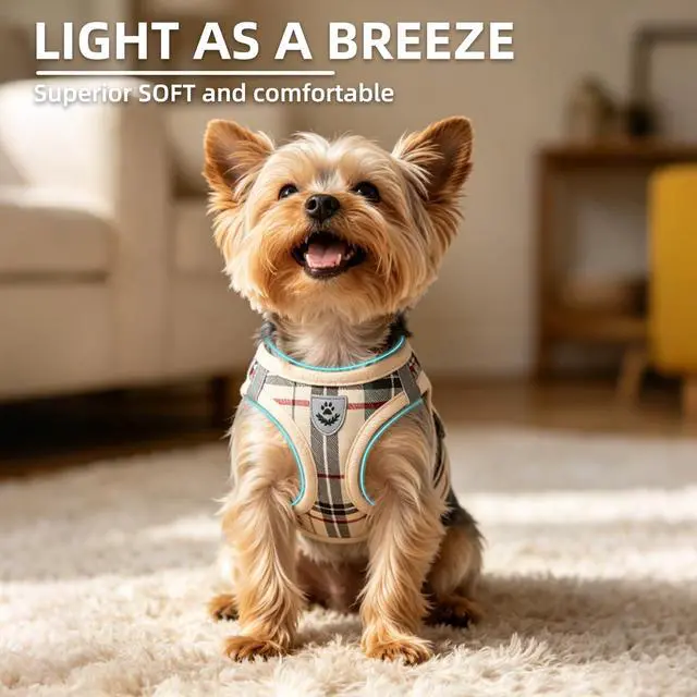 Alt view image 3 of 7 - Dog Harness, Collar and Leash Set No Pull for Small Medium Sized