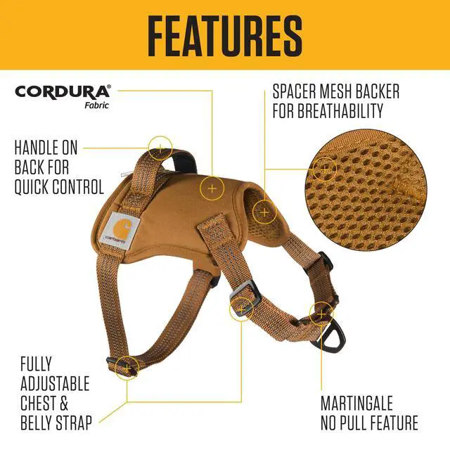 Alt view image 2 of 5 - Nylon Duck No Pull Dog Harness Deep Wine M