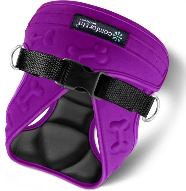 Main image of Comfort Fit Dog Harness No Pull No Escape Harness Adjustable Buckles Soft Padded Reflective Choke Step in Dog Vest with Easy Control Handle for Small Medium Large Dogs & Puppies