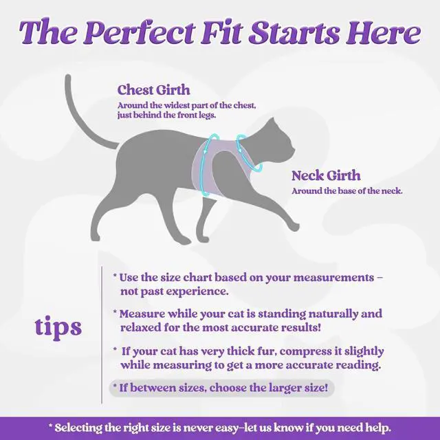 Alt view image 2 of 7 - Cat Harness and Leash Set, Step-in Soft Vest, Purple