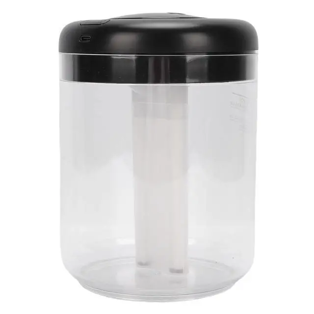 Alt view image 3 of 7 - Top Fill Humidifier, 2.8L Tank Quiet Cool Mist Humidifier for Bedroom with 3 Modes Digital Display 7 Color Night Light USB Interface Oil Diffuser for Home Office (Black)