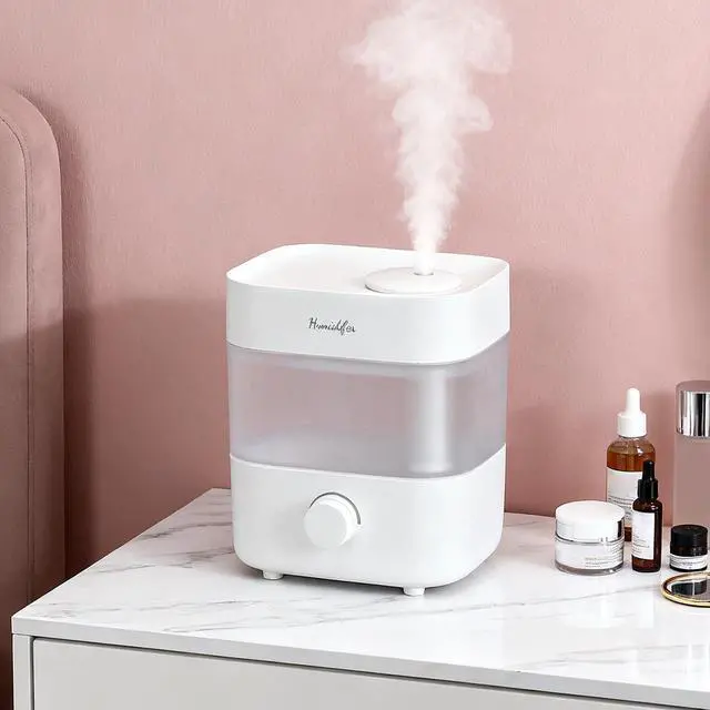 Alt view image 6 of 7 - Top Fill Humidifier for Bedroom, 2L Capacity 25dB Quiet Cool Mist Air Humidifiers for Large Room, Baby Nursery, Plant, Indoor Essential Oil Diffuser Easy to Clean