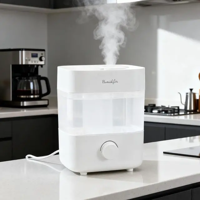 Alt view image 7 of 7 - Top Fill Humidifier for Bedroom, 2L Capacity 25dB Quiet Cool Mist Air Humidifiers for Large Room, Baby Nursery, Plant, Indoor Essential Oil Diffuser Easy to Clean