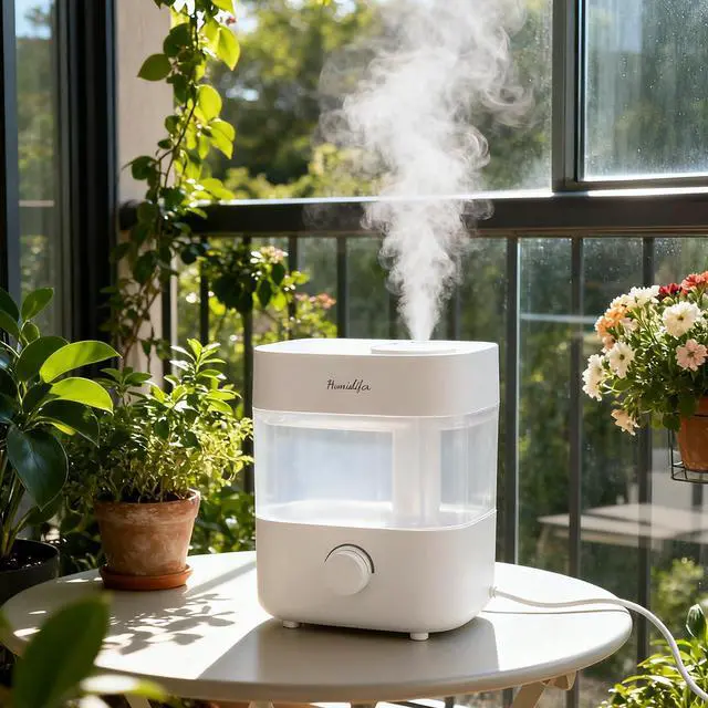 Alt view image 5 of 7 - Top Fill Humidifier for Bedroom, 2L Capacity 25dB Quiet Cool Mist Air Humidifiers for Large Room, Baby Nursery, Plant, Indoor Essential Oil Diffuser Easy to Clean