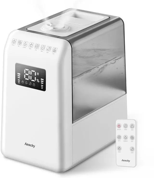 Main image of 6L Top-Fill Warm and Cool Mist Humidifier, 600ml/h for 821ft²