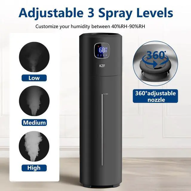 Alt view image 4 of 7 - 9L Humidifiers for Bedroom Large Room
