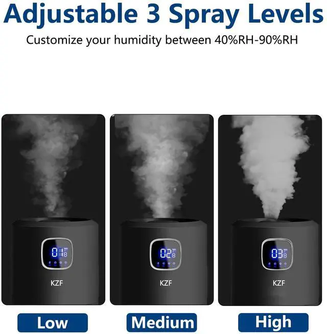 Alt view image 6 of 7 - 9L Humidifiers for Bedroom Large Room