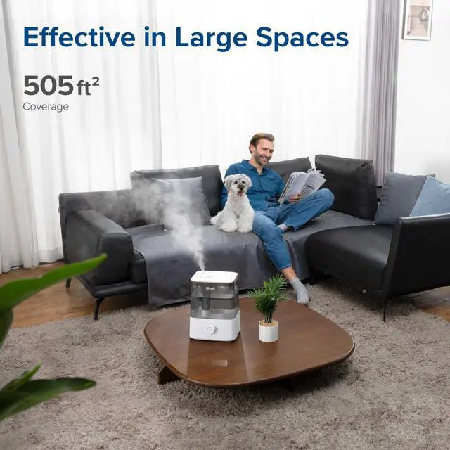Alt view image 5 of 6 - Classic300 Ultrasonic Top Fill Humidifier, Extra Large 6L Tank, 60H