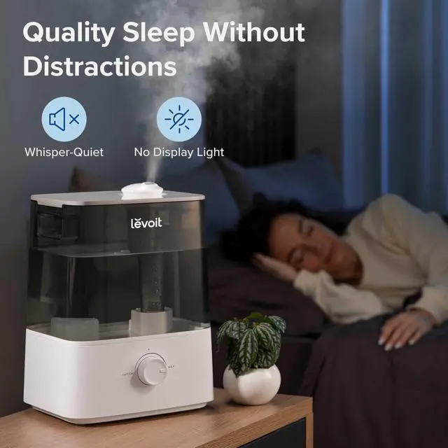 Alt view image 6 of 6 - Classic300 Ultrasonic Top Fill Humidifier, Extra Large 6L Tank, 60H