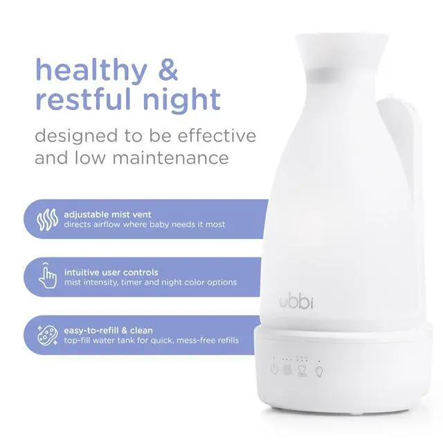 Alt view image 3 of 7 - Ultrasonic Humidifier, Easy Top-Fill Design