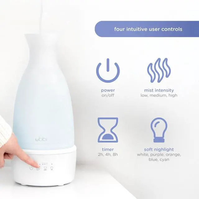Alt view image 6 of 7 - Ultrasonic Humidifier, Easy Top-Fill Design