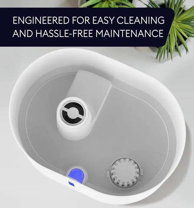Alt view image 3 of 7 - Ultrasonic Cool Mist Humidifier for Bedroom, Large Rooms, Home, 4L - Easy Fill & Clean Humidifier for Plants w/Auto Shut-off, 40H Runtime - Quiet, Top Fill Air Humidifier