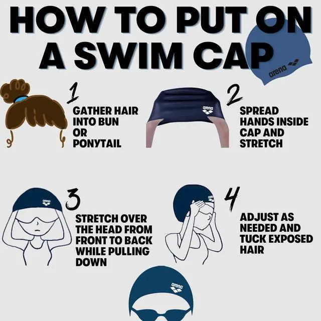 Alt view image 5 of 6 - Classic Unisex Soft Silicone Swim Cap for Women and Men, Intensive Training and Racing Comfortable Non-Slip Long Hair Swimming Hat, Parma/Black