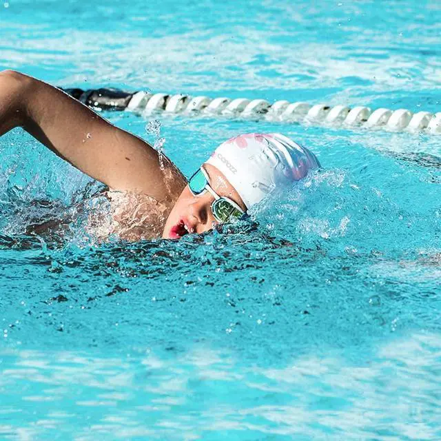 Alt view image 7 of 7 - Stylish Silicone Swim Cap for Women Comfortable, Durable, and Hair-Protecting Design