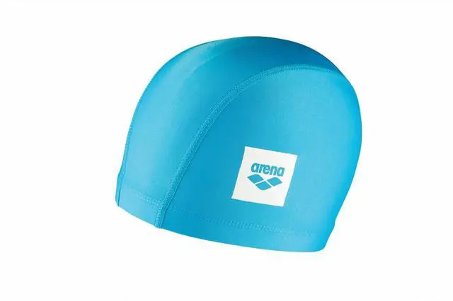 Main image of Unix II Classic Fabric Swim Cap Lightweight Textile Swimming Cap Headcover for Men and Women Fitness Swimming, Light Blue, One Size
