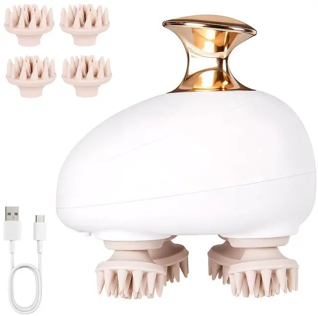 Main image of Electric Scalp Massager, Waterproof Shampoo Brush for Long Hair