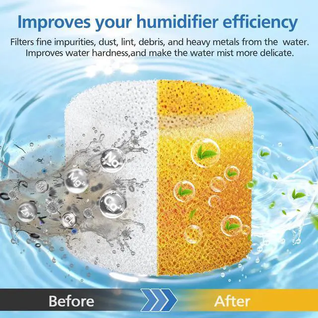 Alt view image 3 of 7 - 30-Pack Top Fill Humidifier Replacement Filter