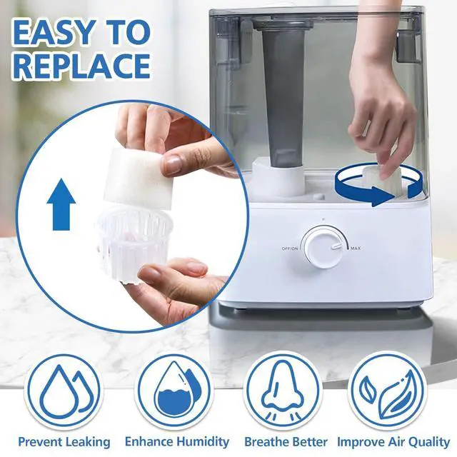 Alt view image 5 of 7 - 30-Pack Top Fill Humidifier Replacement Filter