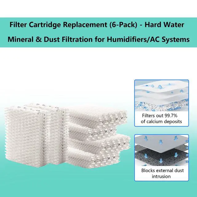 Alt view image 7 of 7 - 6 Pack Replacement WF813 Humidifier Filters