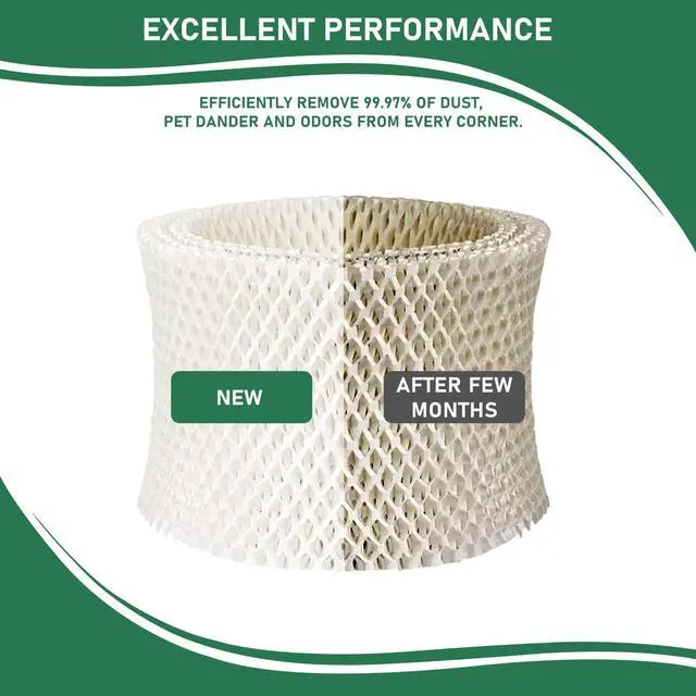 Alt view image 6 of 7 - MDH-0103JB Humidifier Wicking Filter Replacement Compatible with Mainstays MDH-0103JB Humidifier Wick Filters, 3 Pack