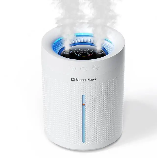 Main image of Air Humidifier for Bedroom Baby, 3L Top Fill Dual Spray Portable