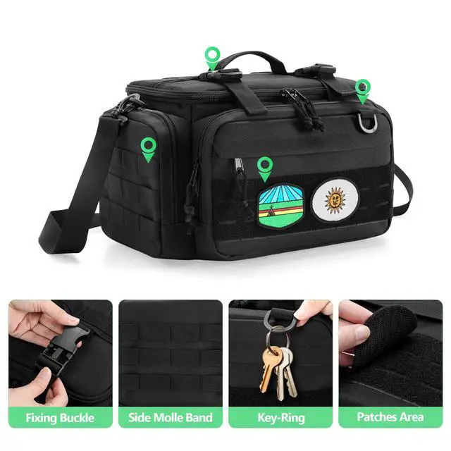 Alt view image 4 of 7 - Tactical Console Carrying Case Compatible with Xbox Series X