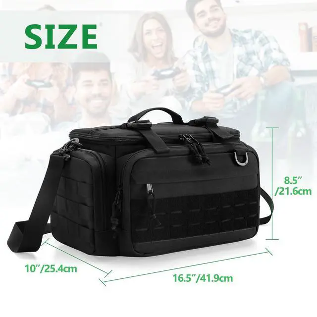 Alt view image 6 of 7 - Tactical Console Carrying Case Compatible with Xbox Series X