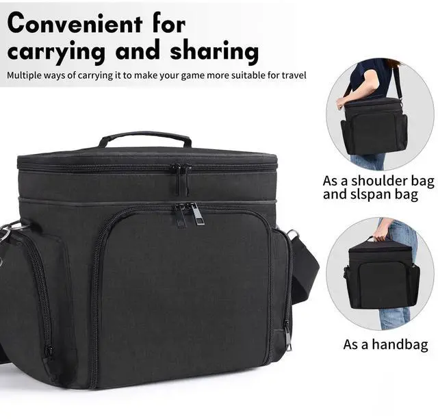 Alt view image 7 of 7 - Nintendo Switch Carry Case,Bag for Nintendo Switch/Switch OLED/Switch Lite