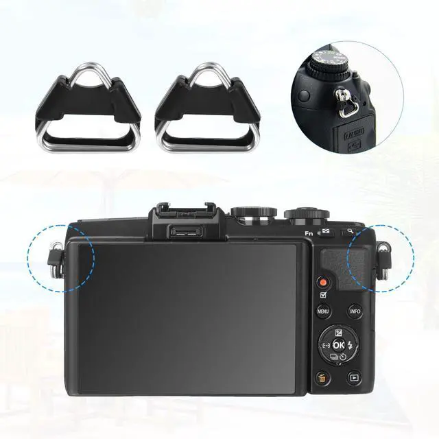 Alt view image 4 of 6 - 6pcs Camera Quick Release Strap, Adjustable Quick Release Buckle for Camera Strap Quick Release Clips Connector Buckles Connect Adapter to Camera Neck Strap (Black)