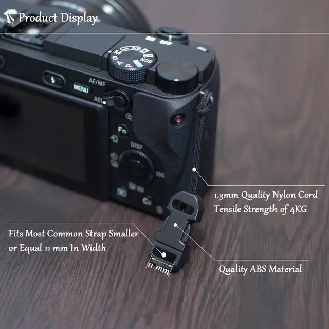 Alt view image 2 of 7 - Quick Release Camera Strap QD Loops Connector Adapter