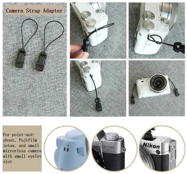 Alt view image 7 of 7 - Quick Release Camera Strap QD Loops Connector Adapter