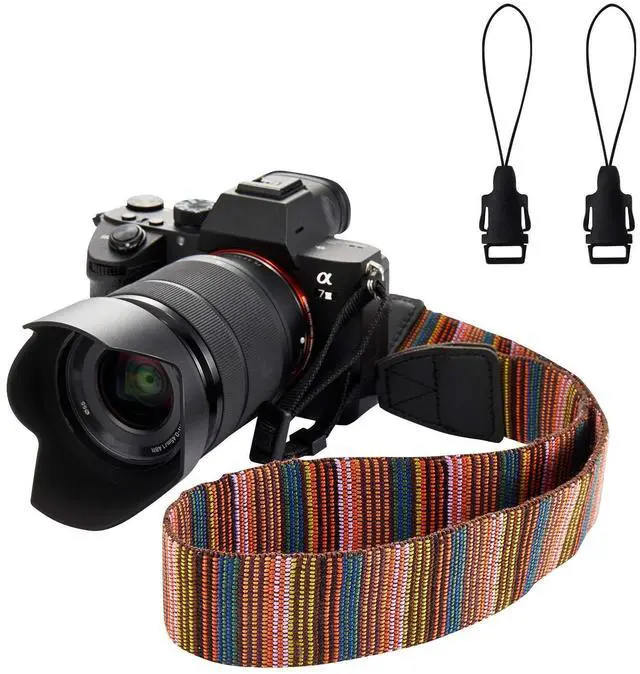 Main image of Camera Strap Canvas Multicolor Shoulder Strap with Release Buckles
