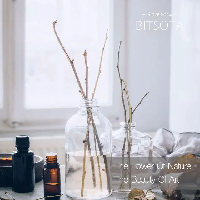 Alt view image 7 of 7 - Reed Diffuser Set, Lavender & Rose 3.52 oz (100ml) Scented Diffuser with Sticks Home Fragrance Reed Diffuser for Bathroom Shelf Decor, Ideal Gift for Woman
