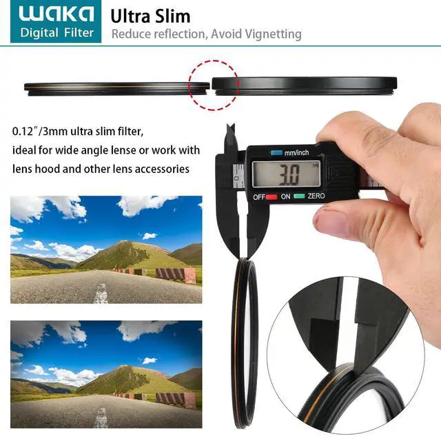 Alt view image 5 of 7 - 52mm MC UV Filter - Ultra Slim 16 Layers Multi Coated Ultraviolet