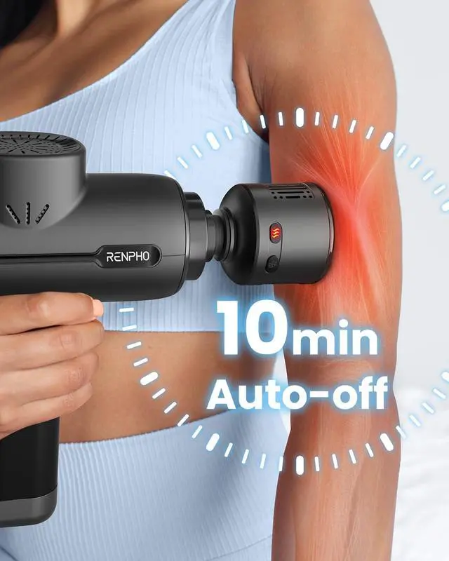Alt view image 7 of 7 - Massage Gun Head with Heat and Cool