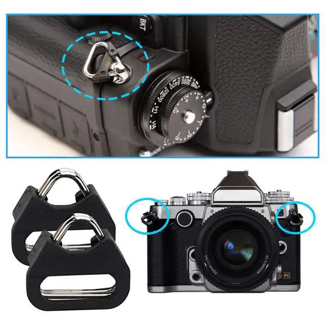 Alt view image 3 of 7 - Camera Quick Release Strap Adjustable Quick Release Buckles for Nikon DSLR Camera Strap Quick Release QD Loops Clips Connector Buckle Connect Adapter to Lug Split Rings Adaptor Camera Neck Strap