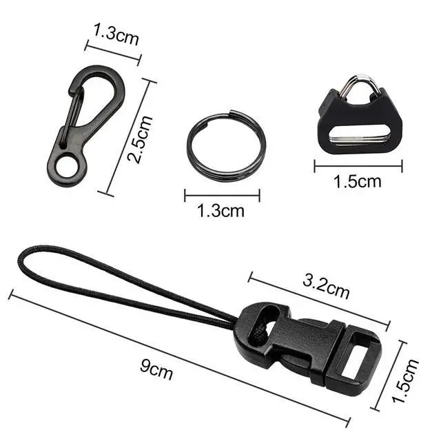 Alt view image 7 of 7 - Camera Quick Release Strap Adjustable Quick Release Buckles for Nikon DSLR Camera Strap Quick Release QD Loops Clips Connector Buckle Connect Adapter to Lug Split Rings Adaptor Camera Neck Strap