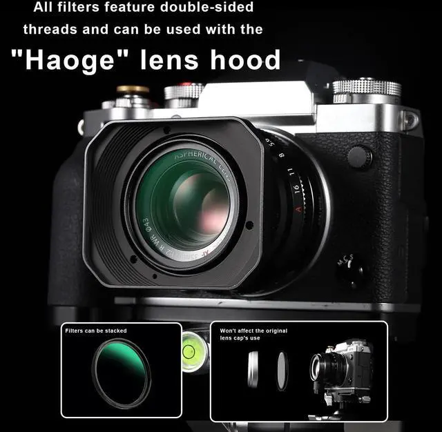 Alt view image 6 of 7 - 49mm Ultra Slim MC UV Protection Multicoated Ultraviolet Lens Filter for Leica Q3 Q2 QP Sony 50 40mm 2.5 G Fuji gfx100rf x100vi x100v Digital Camera DSLR Lens