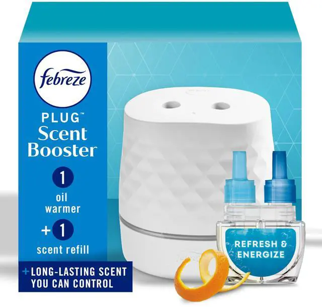 Main image of Starter Kit, Oil Diffuser, Air Freshener Plug in, Continuous Scent Device + 1 Refresh & Energize Refill